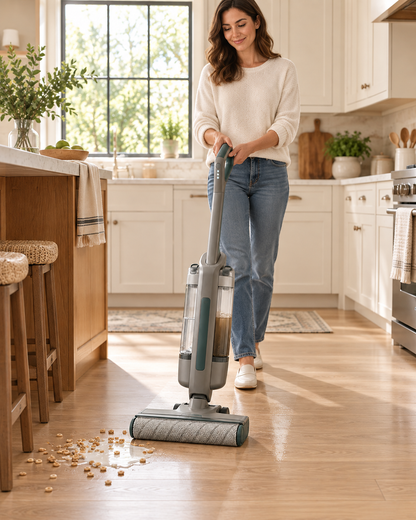 FlowMeld Cordless Wet-Dry Floor Washer